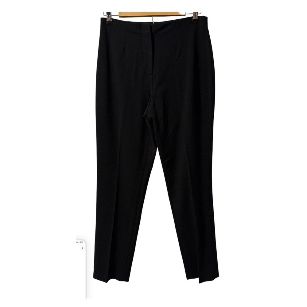 Coldwater Creek Black Classic Fit Straight Leg Side Zip Trousers Mens‎ Size 8